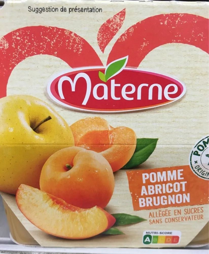 Compote pomme abricot brugnon