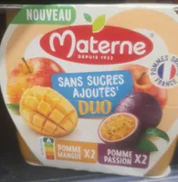 Compotes pomme mangue/ pomme passion
