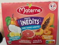 Fruits inedits sans sucres ajoutés