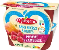 MATERNE (Sans sucres ajoutés) Pomme Framboise