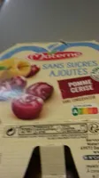Compote pomme cerises sans sucres  ajouté