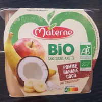 Compote Pomme Banane coco Bio
