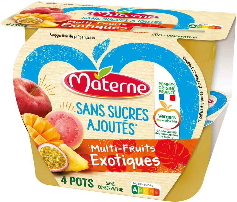 MATERNE (Sans sucres ajoutés) Multi Fruits Exotiques