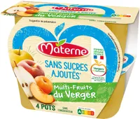 MATERNE (Sans sucres ajoutés) Multi Fruits du Verger