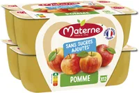 MATERNE Compotes Coupelles Pomme 12x100g