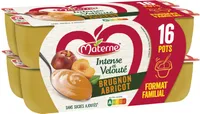 MATERNE Compotes Intense et Velouté Brugnon Abricot 16x97g Format Familial