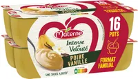 MATERNE Compotes Intense et Velouté Poire Vanille 16x97g Format Familial
