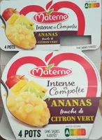 Intense et compotée ananas touche de citron vert
