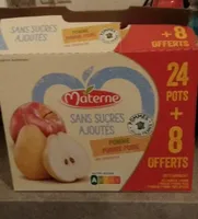 Compote de pomme pomme poire sans sucre ajouté