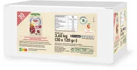 MATERNE Compotes Gourdes Pomme Framboise Cranberry 30x120g