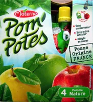 Pom'Potes pomme nature Materne