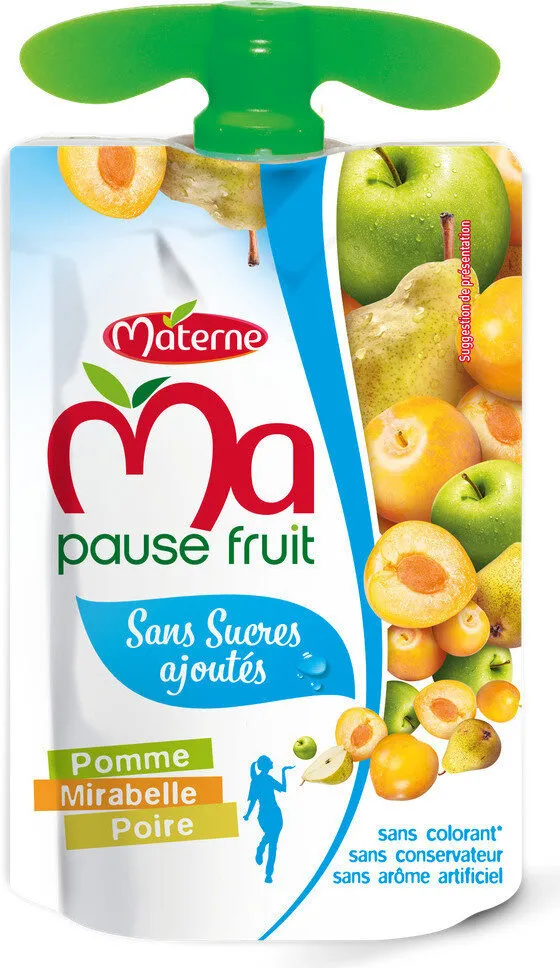 Sans Sucres Ajoutés Pomme Mirabelle Poire