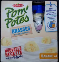 Pom' Potes brassés aux fruits mixés banane