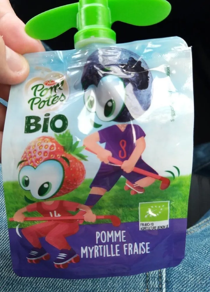 Pom'Potes Bio Pomme Myrtille Fraise