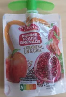 Compote pomme fraise grenade et graines