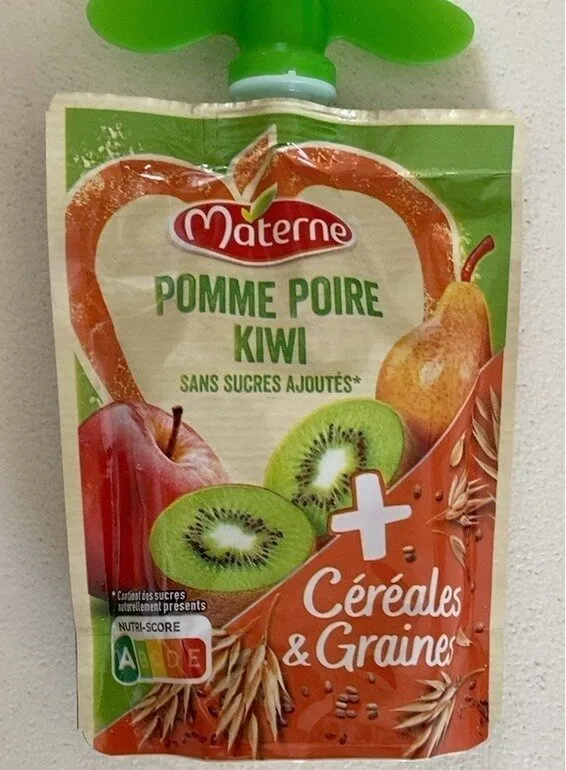 Pomme poire kiwi sans sucre ajoutes