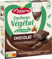 MATERNE Gourdes Onctueux Végétal Chocolat Noir 4x85g
