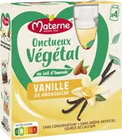 MATERNE Gourdes Onctueux Végétal Vanille de Madagascar 4x85g