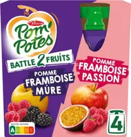 pom’potes pomme framboise mures