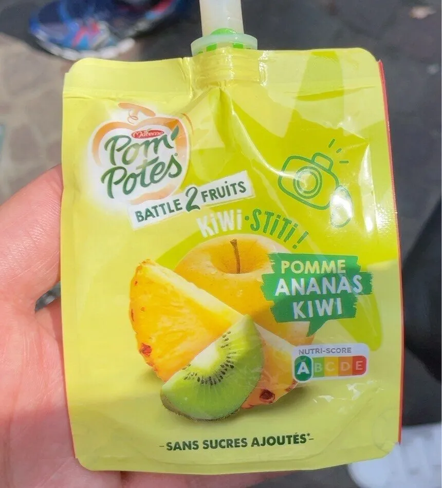 Pom’potes pomme ananas kiwi