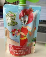 Compote pomme fraise grenade