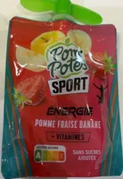 Pom’potes sport energie pomme fraise banane