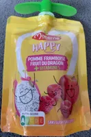 Compote pomme framboise fruit du dragon vitamines