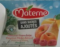 Compotes multi-fruits sans sucres ajoutés