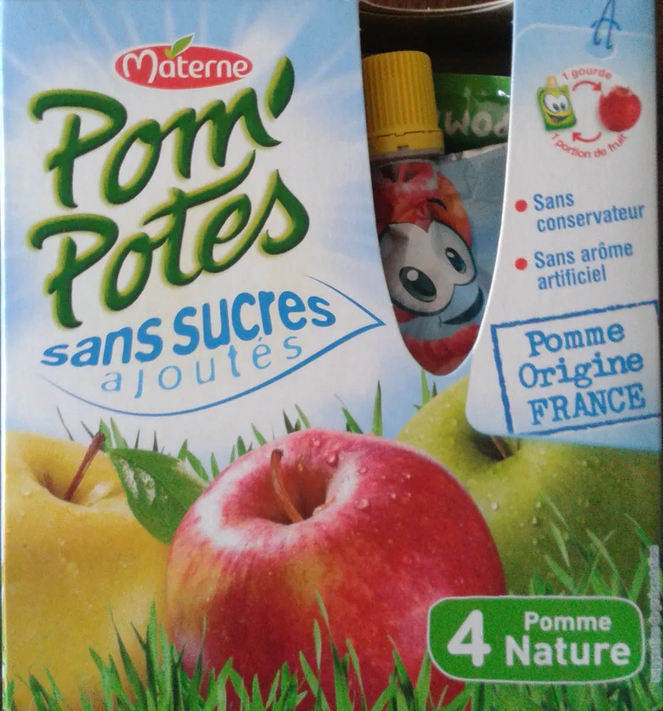 Pom'Potes - 4 Pomme Nature