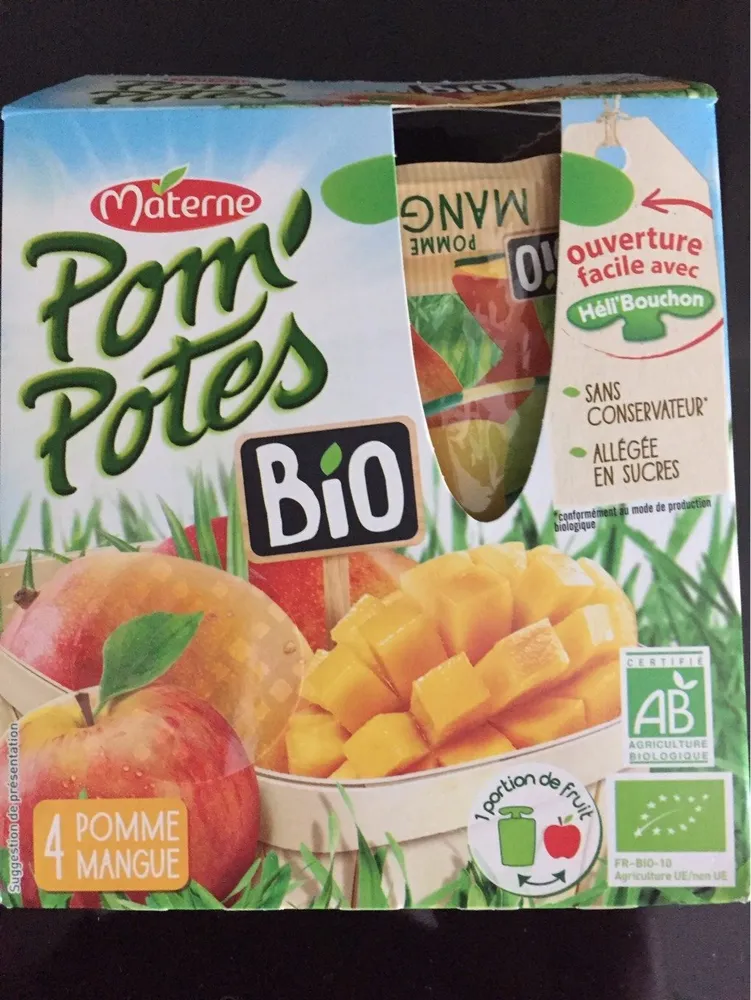 Pom'potes pomme mangue