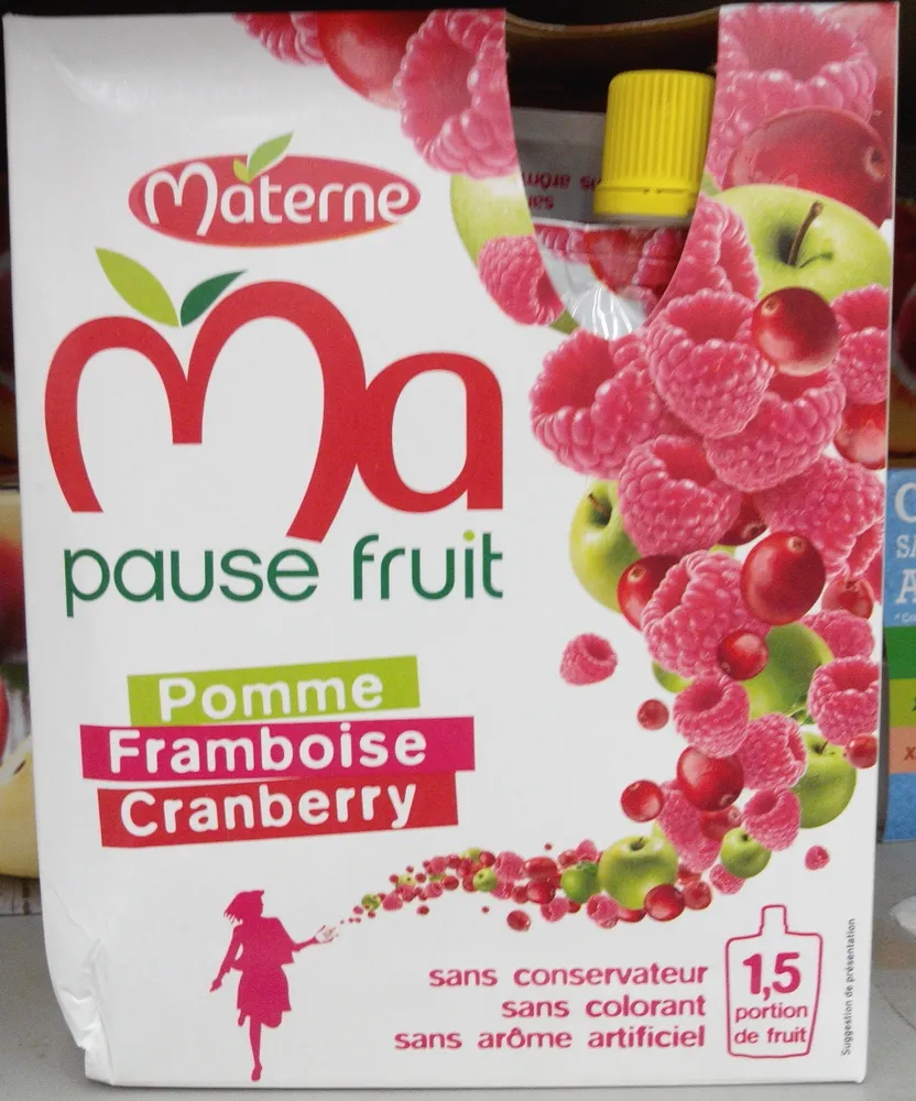 Ma Pause Fruit Pomme Framboise Cranberry