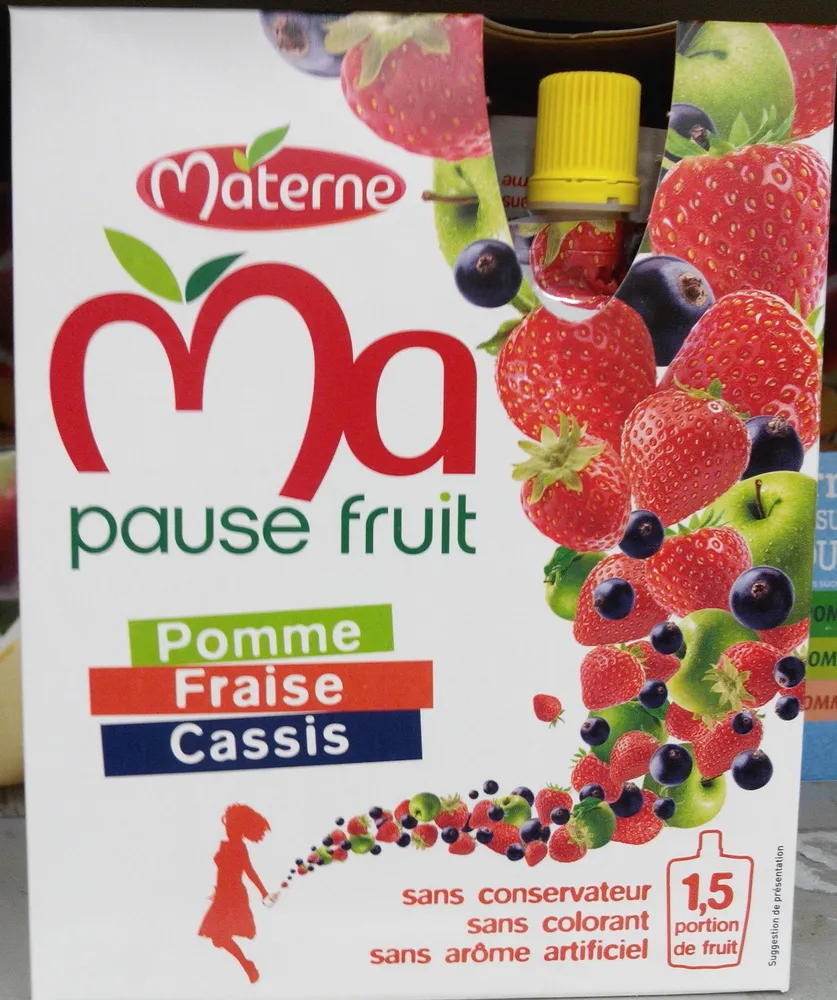 Ma pause fruit Pomme Fraise Cassis