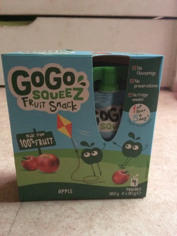 Gogo squeez fruit snack