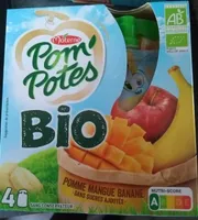 Pom'potes Bio pomme mangue banane