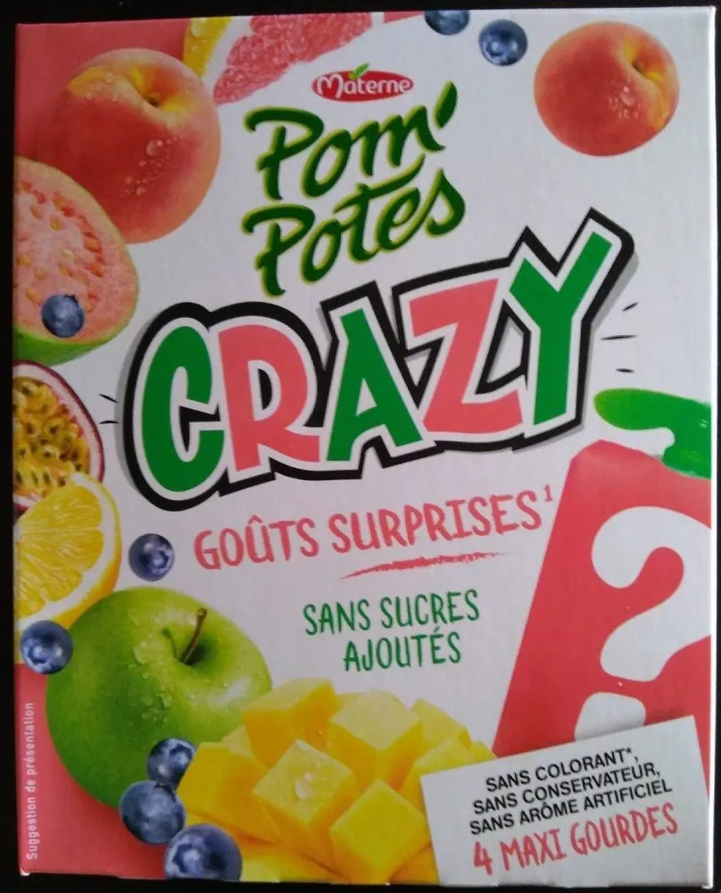 Pom pote crazy goûts surprises