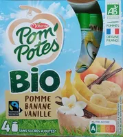 Pom'Potes bio pomme banane vanille