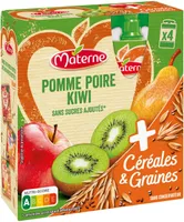 MATERNE (Sans sucres ajoutés) Pomme Poire Kiwi Céréales