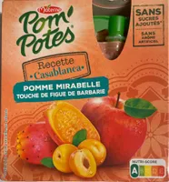 Recette Casablanca Pomme Mirabelle touche de figue de barbarie