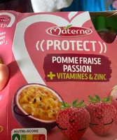 Compote protect pomme fraise passion