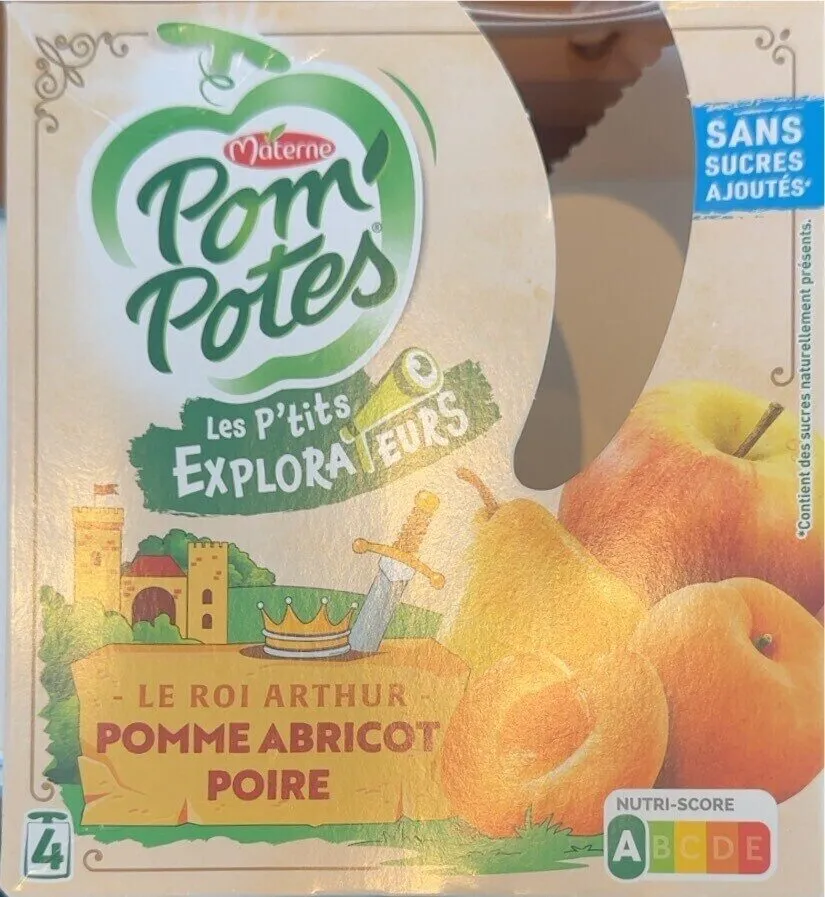 Pom’potes Les p'tits explorateurs - Pomme Abricot Poire