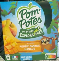 Compote POMME BANANE MANGUE