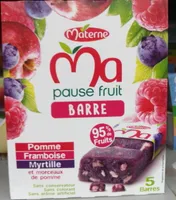 Ma pause fruit Barre pomme framboise myrtille