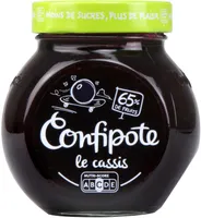 CONFIPOTE Confiture allégée en sucres Pot Cassis 350g