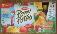 Pom' Potes Pomme Abricot, Poire, Fraise, Nature