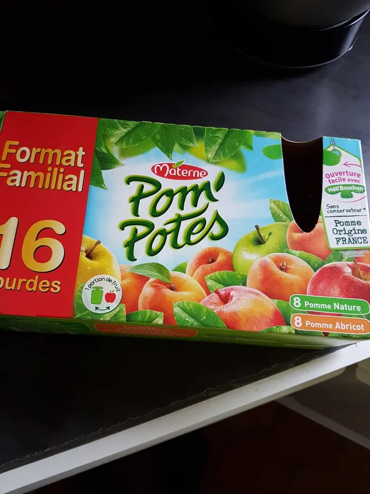 Pom'potes pommes nature