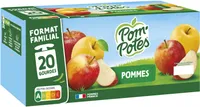 POM'POTES Compotes Gourdes Pomme Nature 20x90g