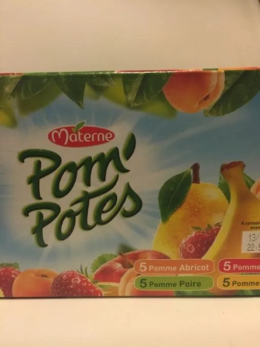 POM'POTES Compotes Sans Sucres Ajoutés Multivariétés 20x90g