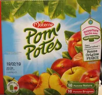 Compote pomme nature & spécialité de fruits pomme brugnon