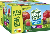 POM'POTES Compotes Gourdes Multiv. Format Familial