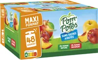 POM'POTES Compotes Gourdes Pomme, P. Brugn 48x90g Format Familial